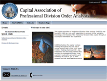 Tablet Screenshot of capdoa.org